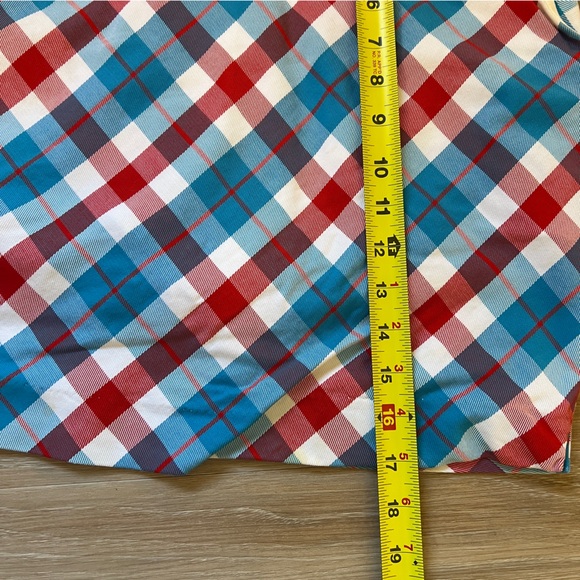 Royal & Awesome Women’s size 4 Red White Blue Plaid Golf Skort skirt - Picture 6 of 7